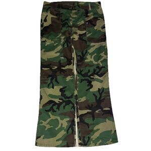 VINTAGE Made In U.S.A Camo Pants Mens Large Duck Frog 34